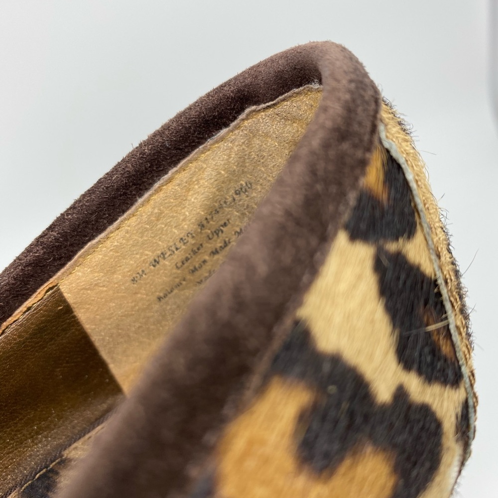 SAM EDELMAN Wesley Brahma Calf Hair Leopard Wedge Platform  
Size: 8M - Picture 6 of 10